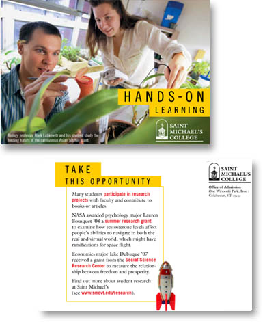 hands on learning postcard